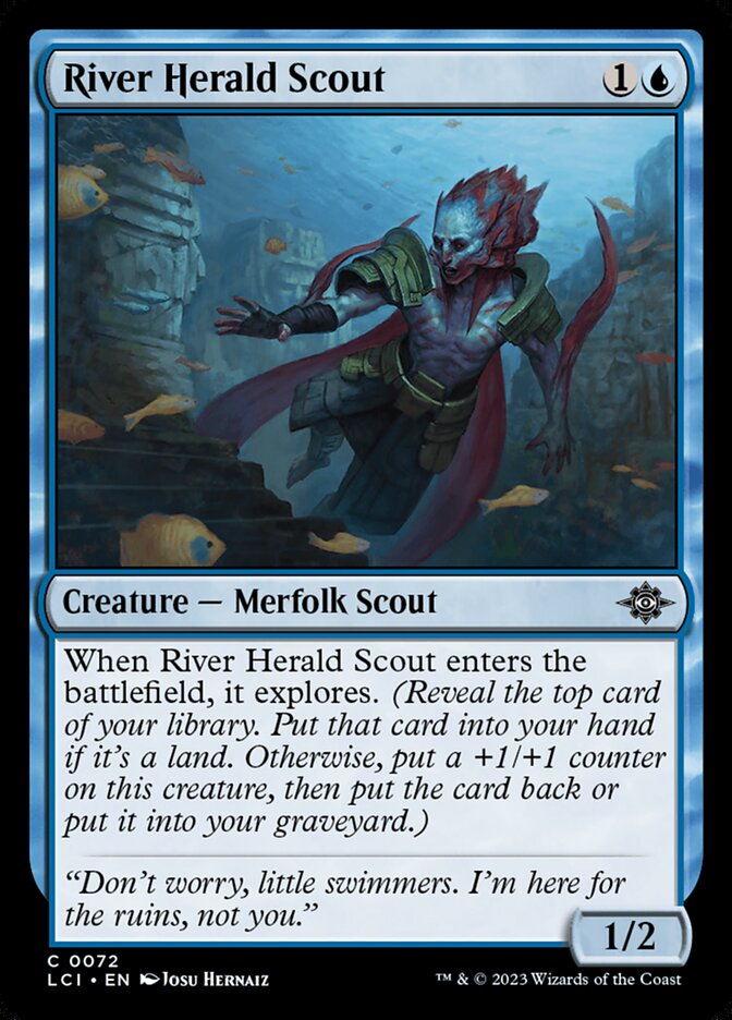 Batedor dos Arautos do Rio / River Herald Scout - Magic: The Gathering - MoxLand