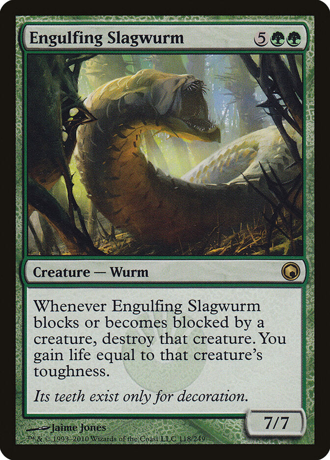 Vorme Escoriáceo Engolidor / Engulfing Slagwurm - Magic: The Gathering - MoxLand