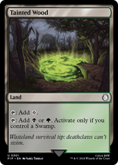 Floresta Contaminada / Tainted Wood - Magic: The Gathering - MoxLand