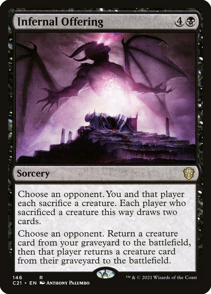 Oferenda Infernal / Infernal Offering - Magic: The Gathering - MoxLand