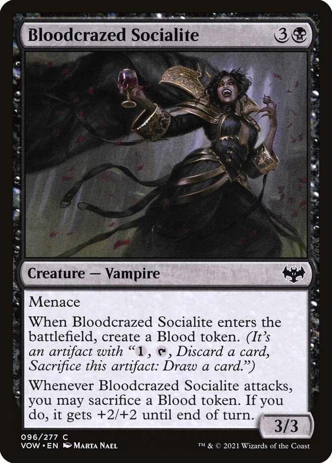 Socialite Sanguimaníaca / Bloodcrazed Socialite - Magic: The Gathering - MoxLand