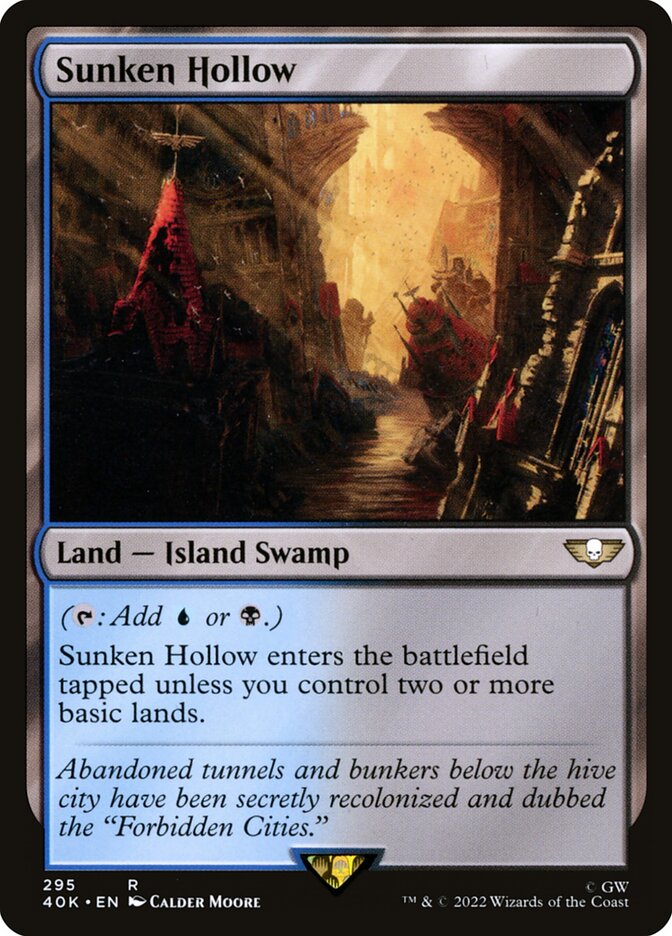 Vale Afundado / Sunken Hollow - Magic: The Gathering - MoxLand