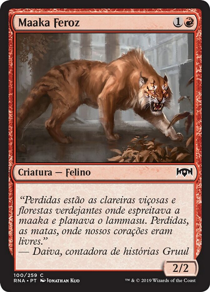 Maaka Feroz / Feral Maaka - Magic: The Gathering - MoxLand