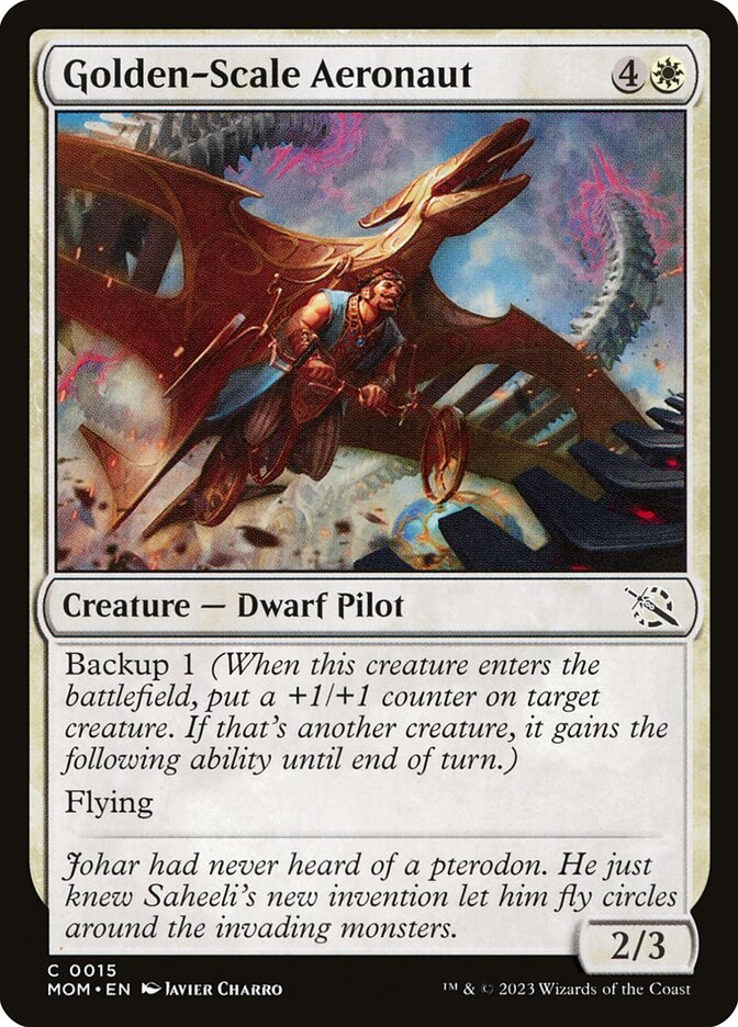 Aeronauta Escama Áurea / Golden-Scale Aeronaut - Magic: The Gathering - MoxLand