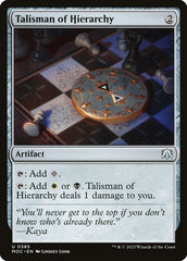 Talismã da Hierarquia / Talisman of Hierarchy - Magic: The Gathering - MoxLand