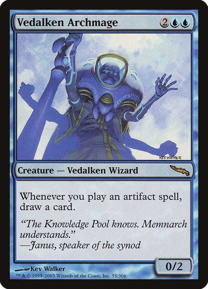 Arquimago Vedalkeano / Vedalken Archmage - Magic: The Gathering - MoxLand