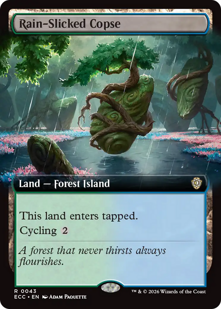Rain-Slicked Copse - Magic: The Gathering - MoxLand