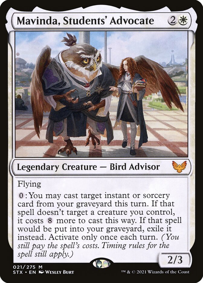 Mavinda, Defensora dos Estudantes / Mavinda, Students' Advocate - Magic: The Gathering - MoxLand