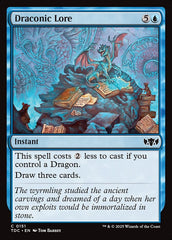 Saber Dracônico / Draconic Lore - Magic: The Gathering - MoxLand