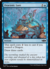 Saber Dracônico / Draconic Lore - Magic: The Gathering - MoxLand