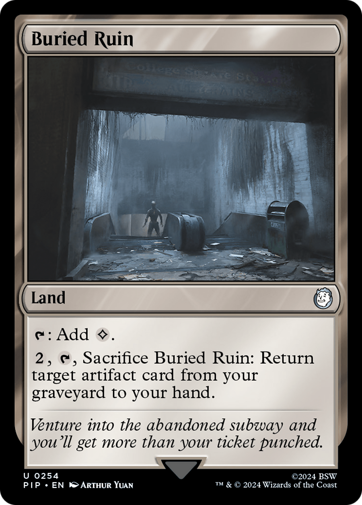 Ruína Enterrada / Buried Ruin - Magic: The Gathering - MoxLand