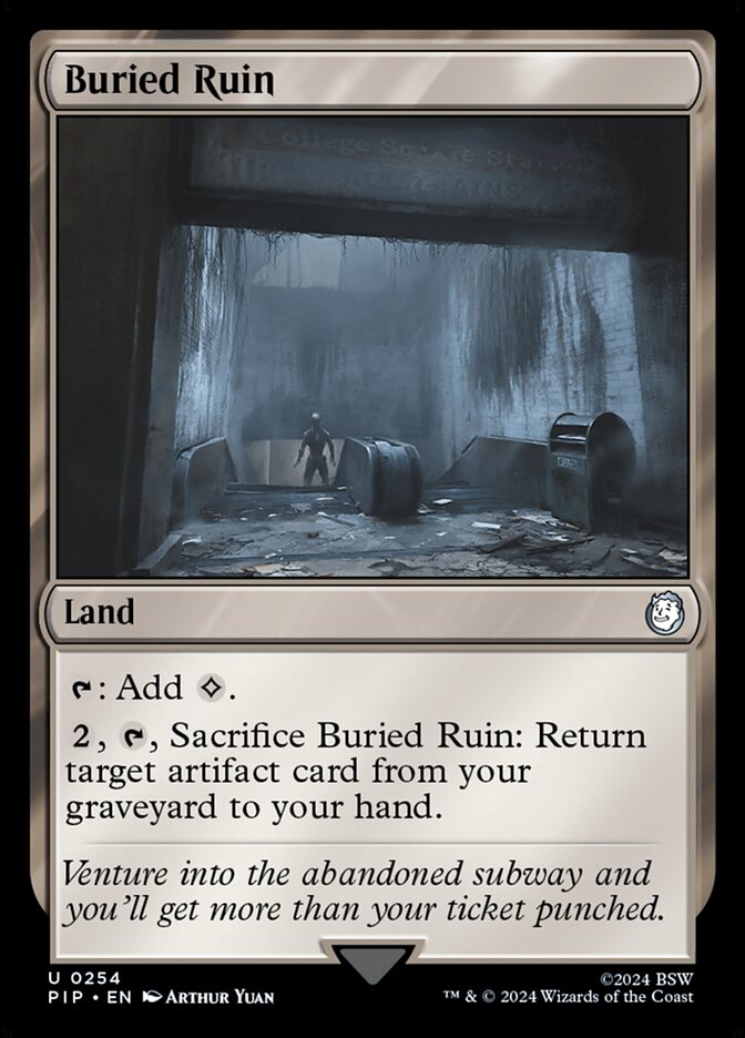 Ruína Enterrada / Buried Ruin - Magic: The Gathering - MoxLand