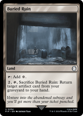 Ruína Enterrada / Buried Ruin - Magic: The Gathering - MoxLand