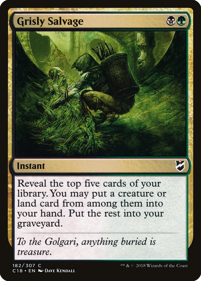 Salvamento Macabro / Grisly Salvage - Magic: The Gathering - MoxLand