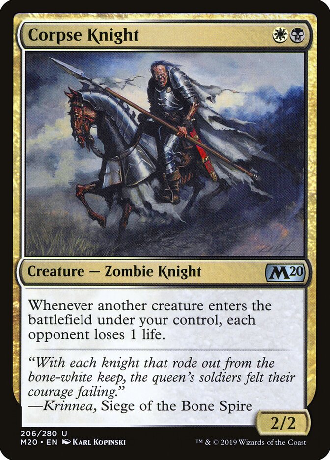 Cavaleiro Defunto / Corpse Knight - Magic: The Gathering - MoxLand