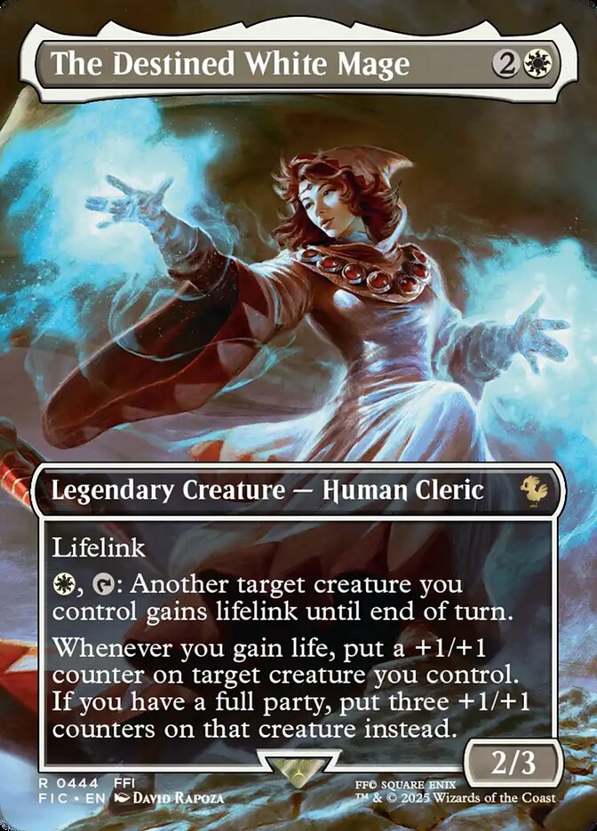 The Destined White Mage - Magic: The Gathering - MoxLand