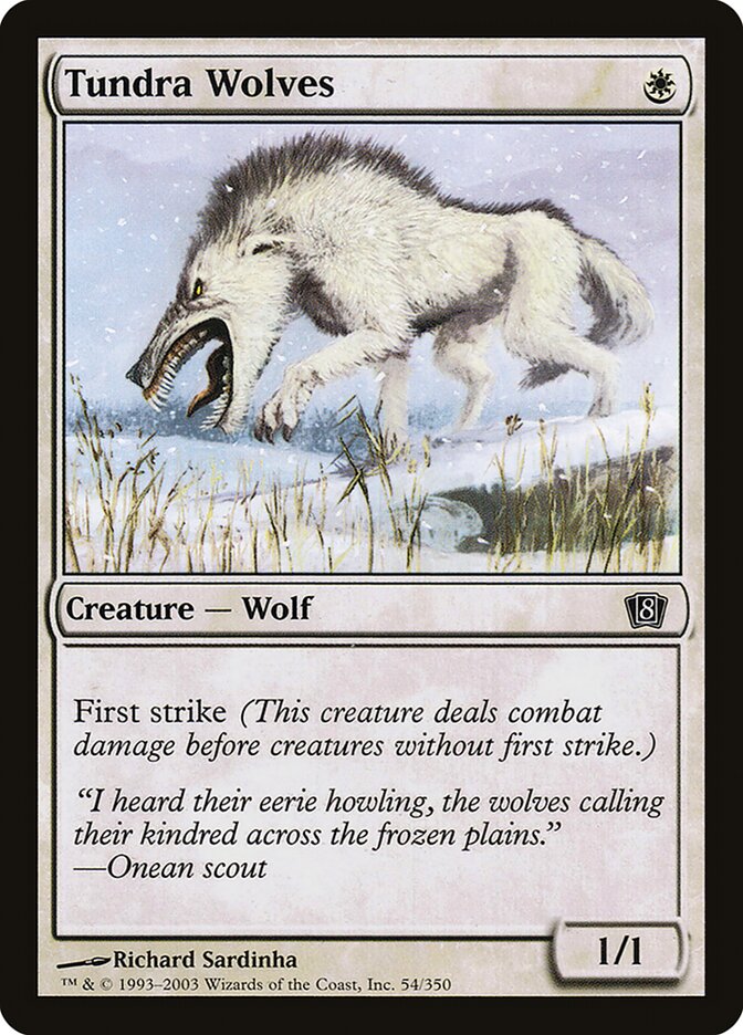 Lobos da Tundra / Tundra Wolves - Magic: The Gathering - MoxLand