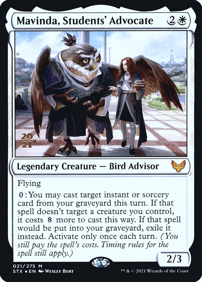 Mavinda, Defensora dos Estudantes / Mavinda, Students' Advocate - Magic: The Gathering - MoxLand