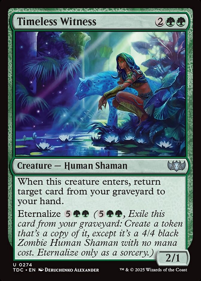 Testemunha Atemporal / Timeless Witness - Magic: The Gathering - MoxLand