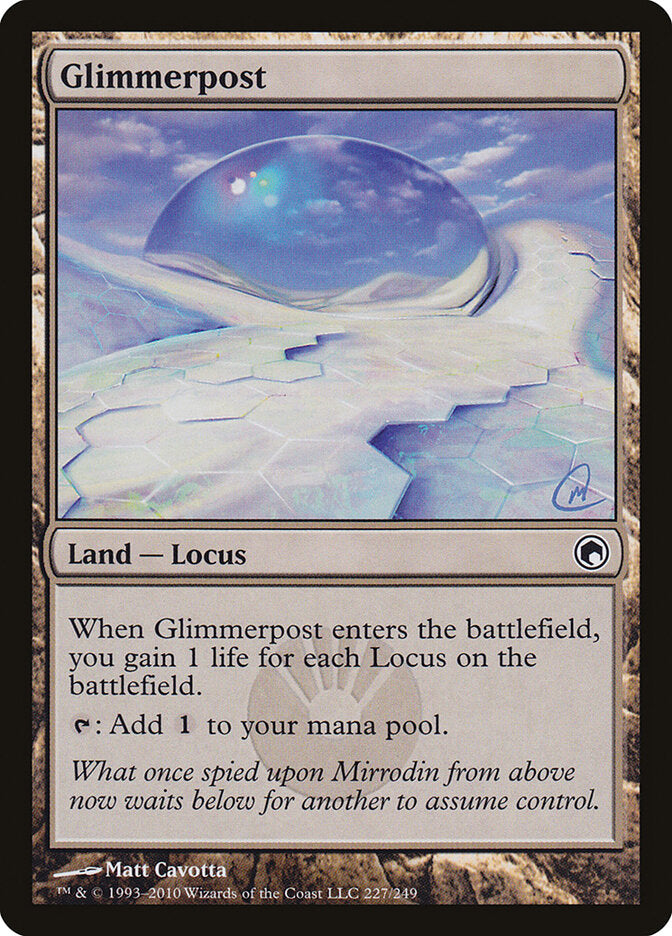 Posto Tremeluzente / Glimmerpost - Magic: The Gathering - MoxLand
