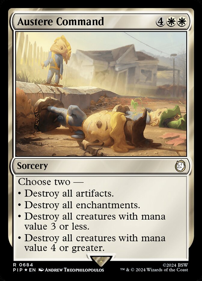 Comando Austero / Austere Command - Magic: The Gathering - MoxLand
