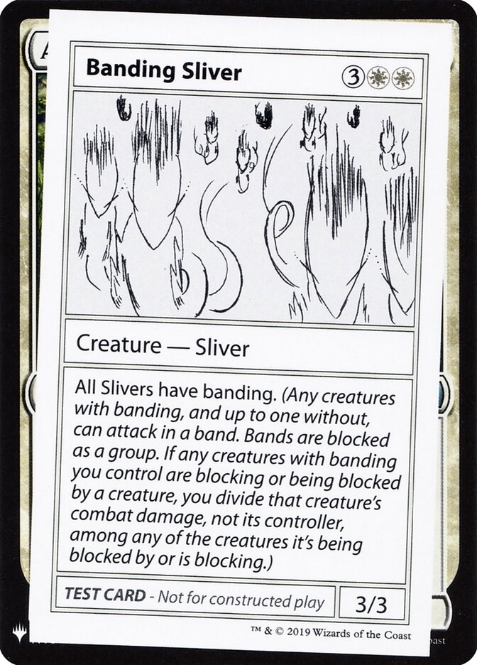 Banding Sliver - Magic: The Gathering - MoxLand