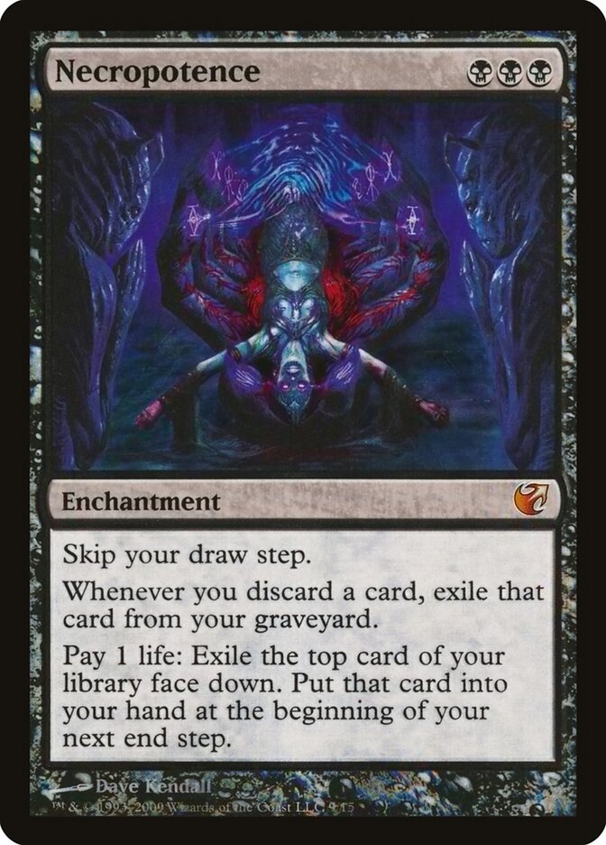 Necropotência / Necropotence - Magic: The Gathering - MoxLand