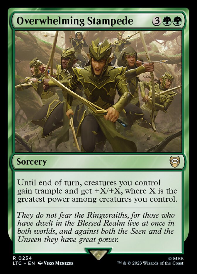 Estouro Esmagador / Overwhelming Stampede - Magic: The Gathering - MoxLand
