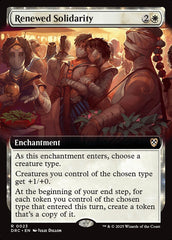 Renewed Solidarity - Magic: The Gathering - MoxLand