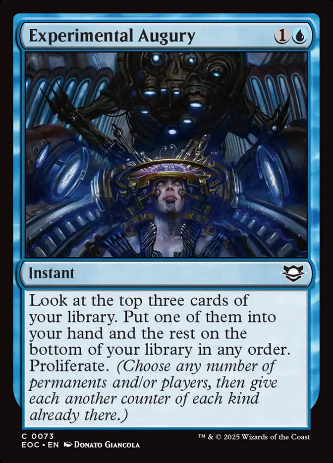 Augúrio Experimental / Experimental Augury - Magic: The Gathering - MoxLand