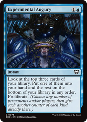 Augúrio Experimental / Experimental Augury - Magic: The Gathering - MoxLand