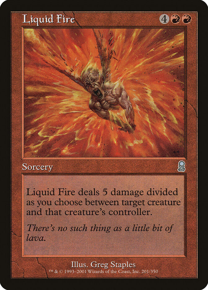 Fogo Líquido / Liquid Fire - Magic: The Gathering - MoxLand
