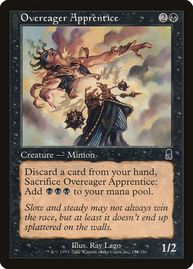 Aprendiz Avidíssimo / Overeager Apprentice - Magic: The Gathering - MoxLand