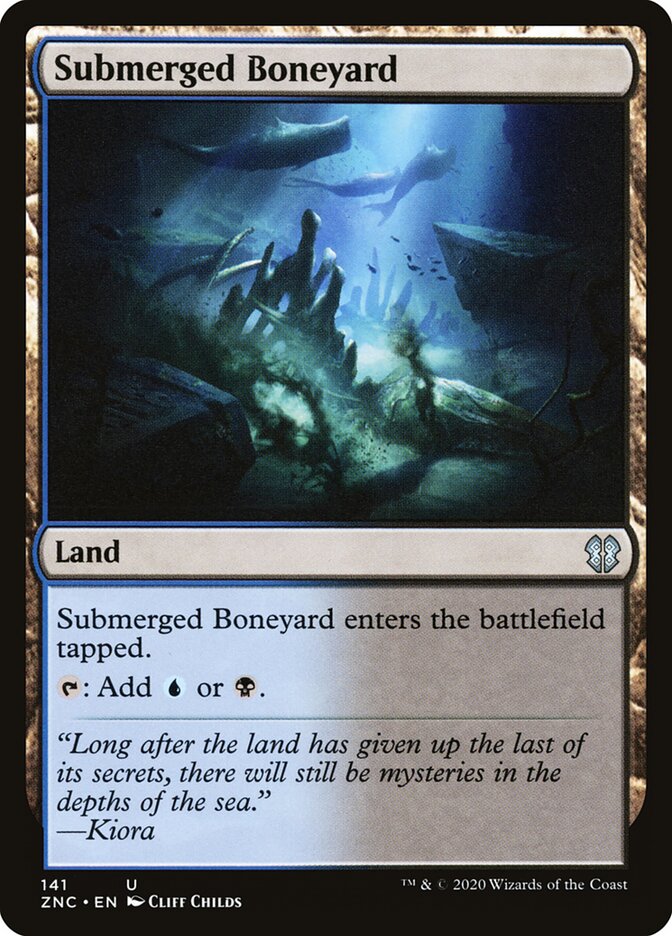 Ossário Submerso / Submerged Boneyard - Magic: The Gathering - MoxLand