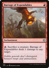 Barreira de Descartáveis / Barrage of Expendables - Magic: The Gathering - MoxLand