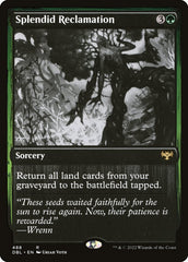 Reivindicação Esplêndida / Splendid Reclamation - Magic: The Gathering - MoxLand