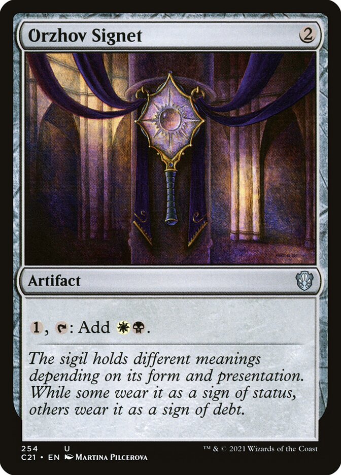 Sinete Orzhov / Orzhov Signet - Magic: The Gathering - MoxLand