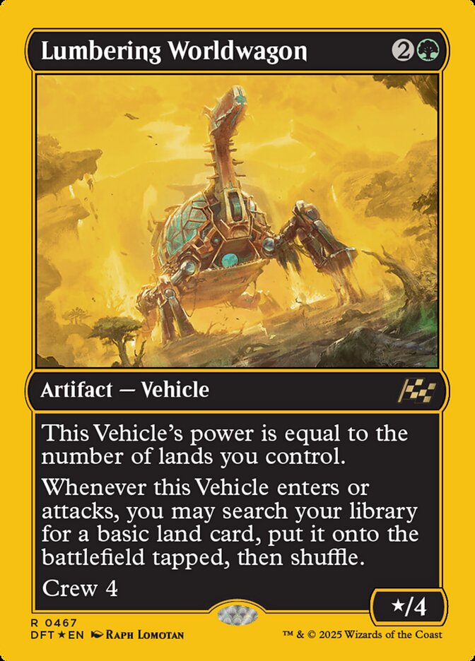 Vaga-mundo Pesado / Lumbering Worldwagon - Magic: The Gathering - MoxLand
