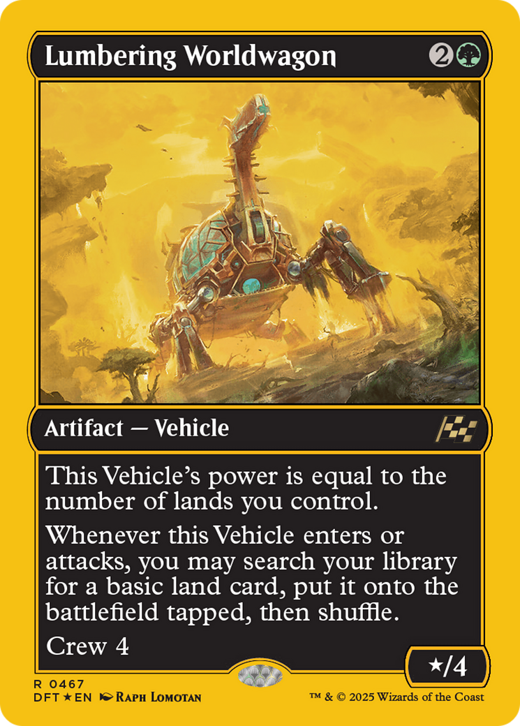 Vaga-mundo Pesado / Lumbering Worldwagon - Magic: The Gathering - MoxLand