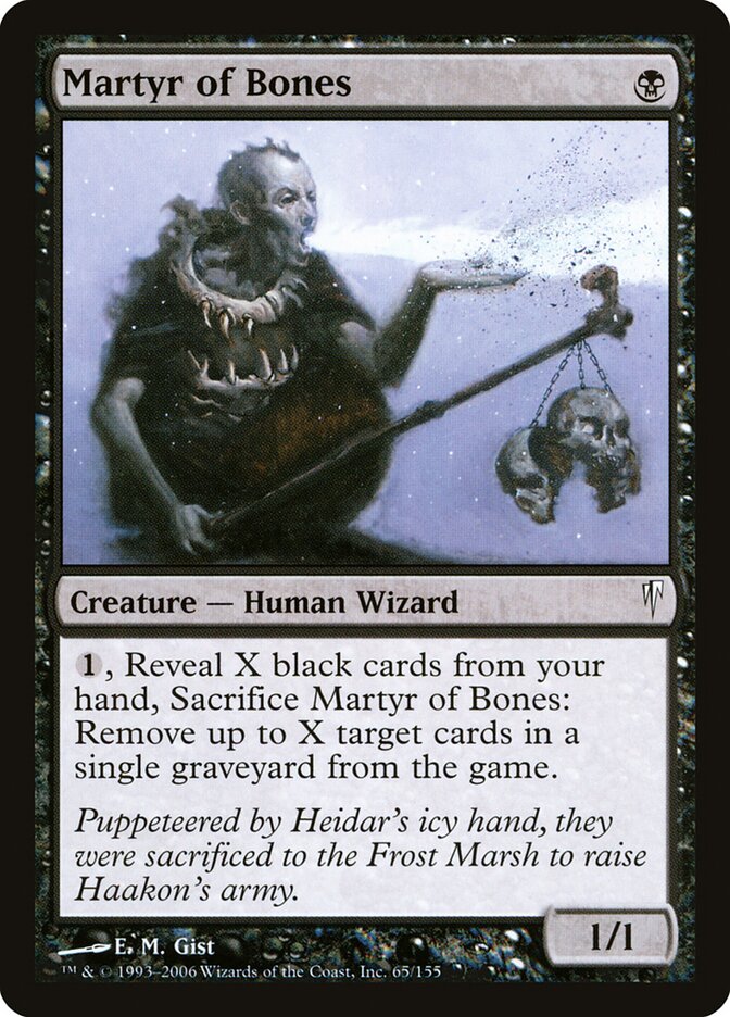 Mártir dos Ossos / Martyr of Bones - Magic: The Gathering - MoxLand