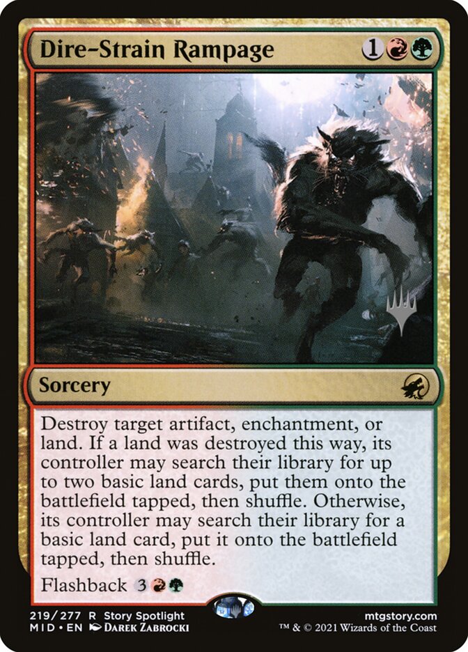 Fúria da Linhagem Macabra / Dire-Strain Rampage - Magic: The Gathering - MoxLand