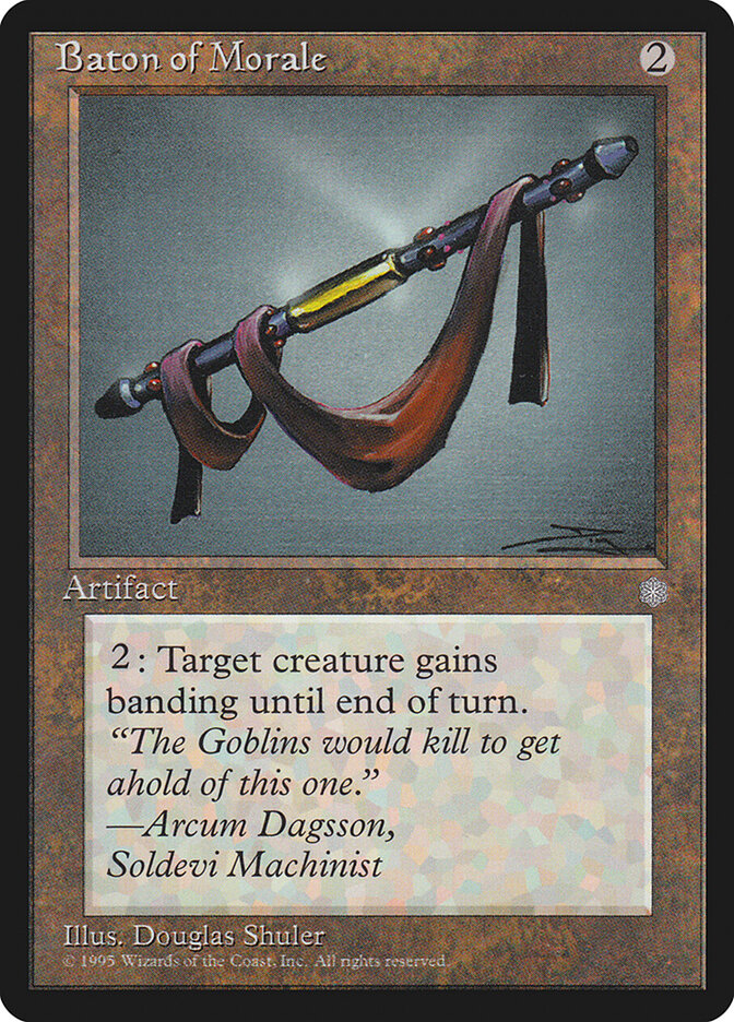 Bastão de Incentivo Moral / Baton of Morale - Magic: The Gathering - MoxLand