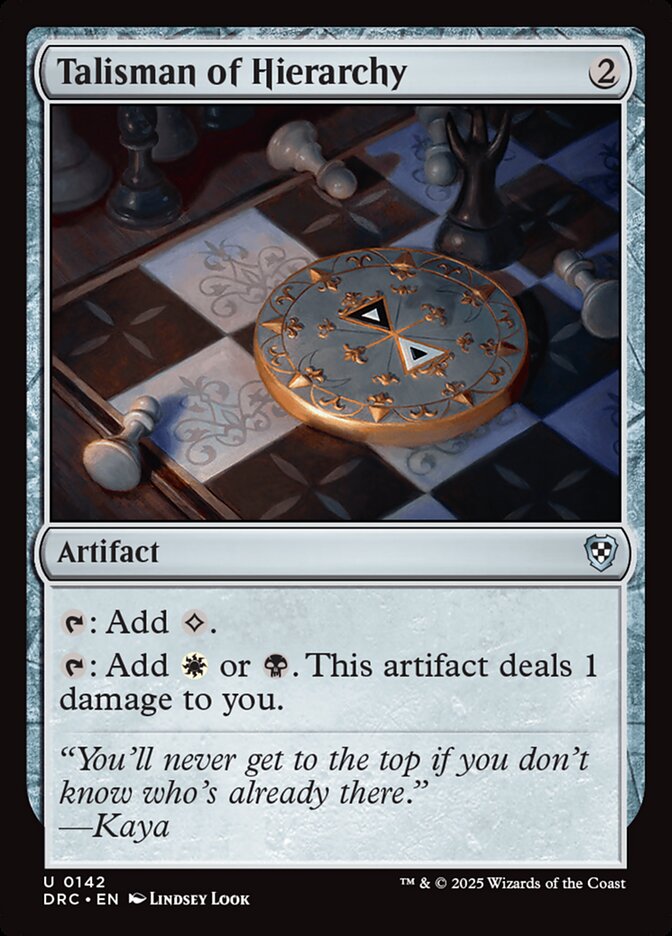 Talismã da Hierarquia / Talisman of Hierarchy - Magic: The Gathering - MoxLand