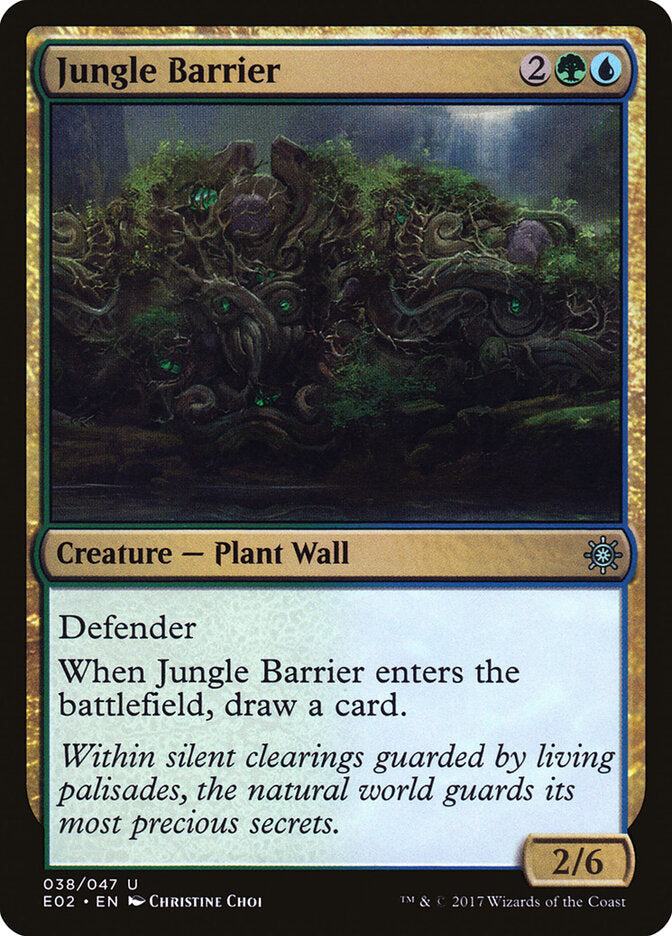 Barreira da Selva / Jungle Barrier - Magic: The Gathering - MoxLand