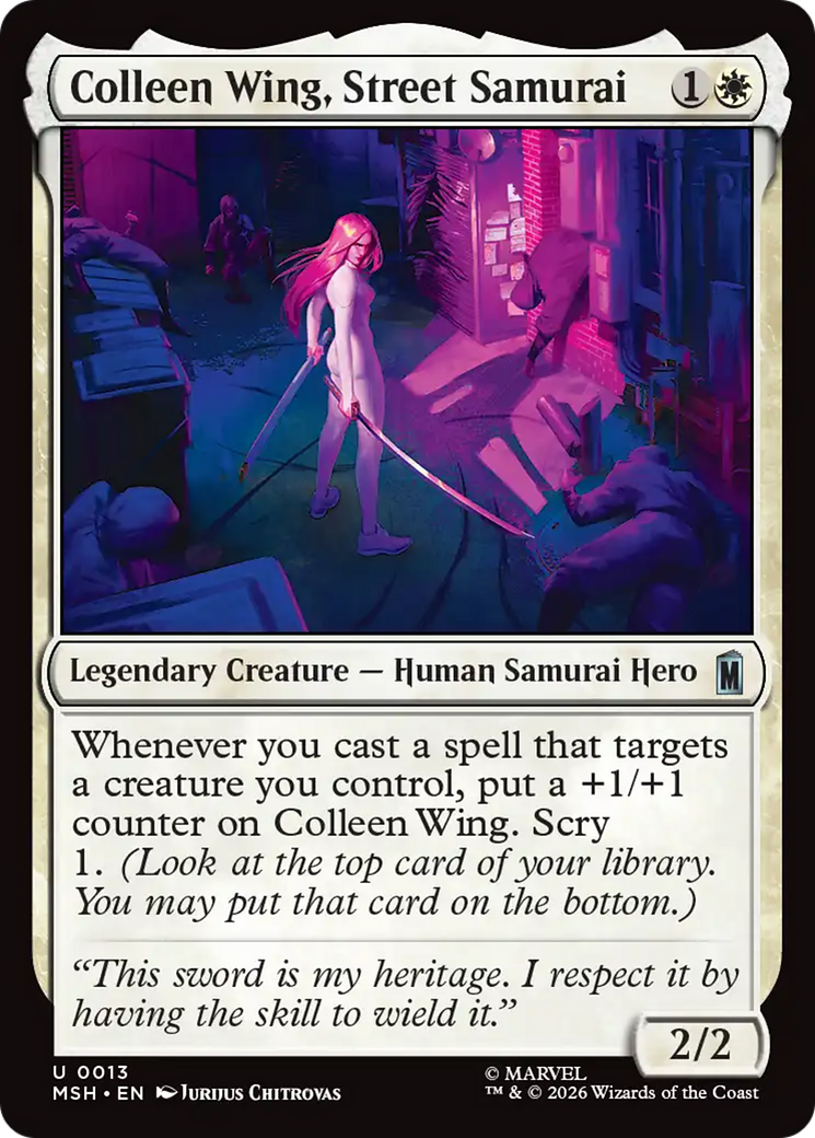 Colleen Wing, Street Samurai - Magic: The Gathering - MoxLand