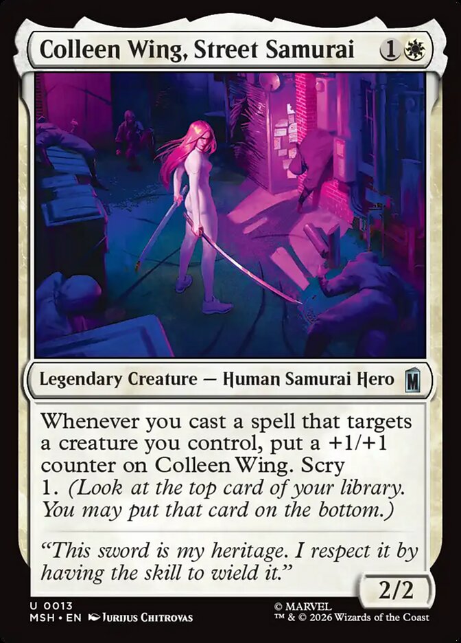 Colleen Wing, Street Samurai - Magic: The Gathering - MoxLand