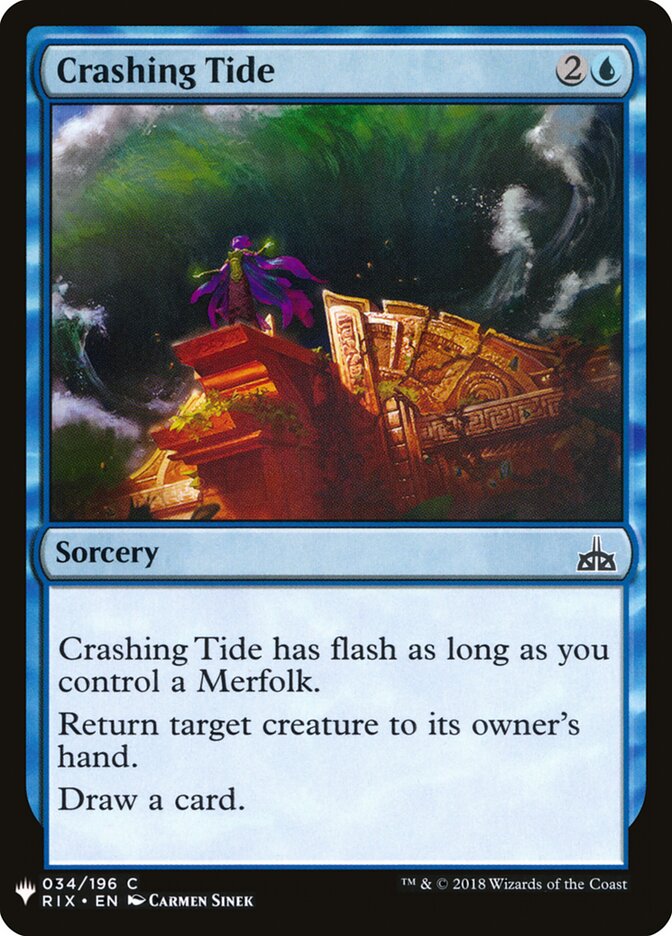 Maré Esmagadora / Crashing Tide - Magic: The Gathering - MoxLand