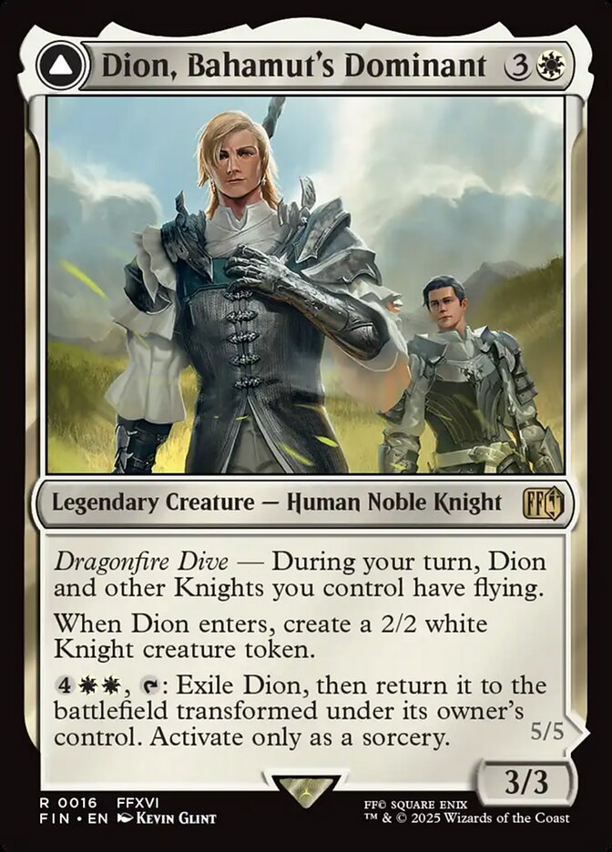Dion, Dominante de Bahamut / Dion, Bahamut's Dominant - Magic: The Gathering - MoxLand