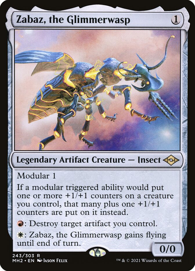 Zabaz, a Vespa Tremeluzente / Zabaz, the Glimmerwasp - Magic: The Gathering - MoxLand