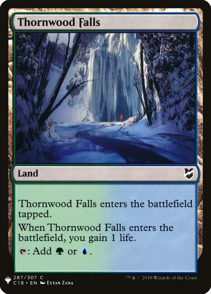 Cachoeira dos Espinhos / Thornwood Falls - Magic: The Gathering - MoxLand